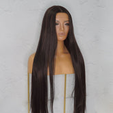ISABELLE Dark Brown 30" Lace Front Wig - Milk & Honey Wigs