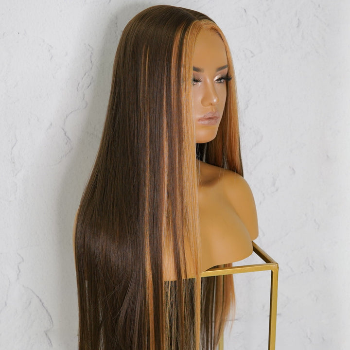 ISABELLE Latte 30" Lace Front Wig - Milk & Honey
