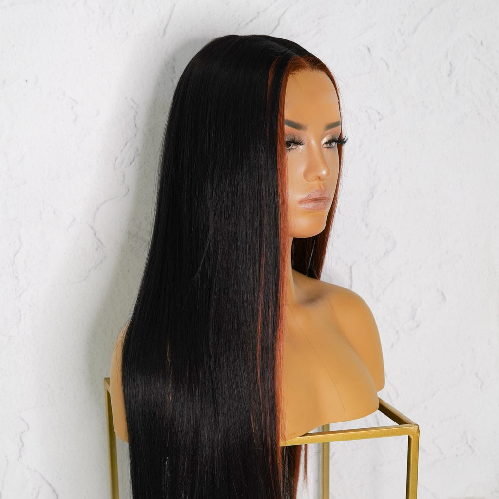 ISABELLE Spice 30" Lace Front Wig - Milk & Honey
