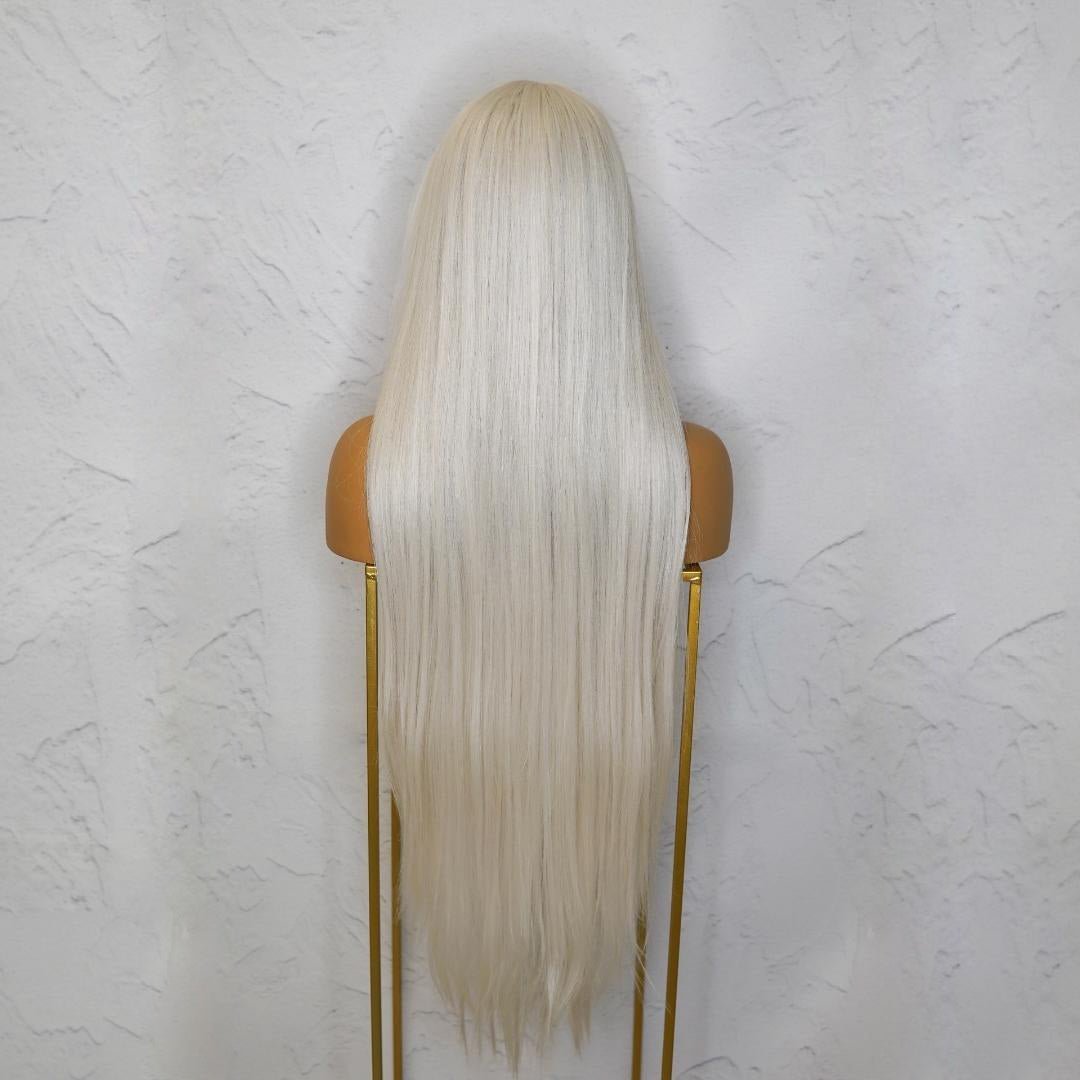 ISABELLE White 30&quot; Lace Front Wig - Milk &amp; Honey Wigs