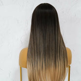 ISHA Brown Ombre Fringe Wig - Milk & Honey Wigs