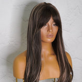 IVY Brown Ombre Fringe Wig - Milk & Honey Wigs