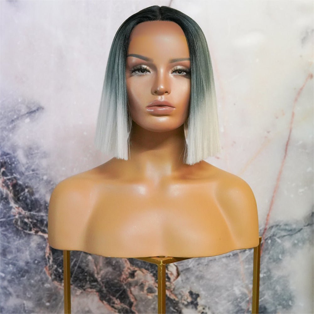 JADE Grey Ombre Lace Front Wig - Milk &amp; Honey Wigs