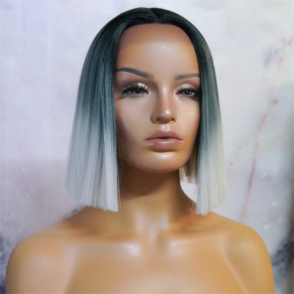 JADE Grey Ombre Lace Front Wig - Milk &amp; Honey Wigs