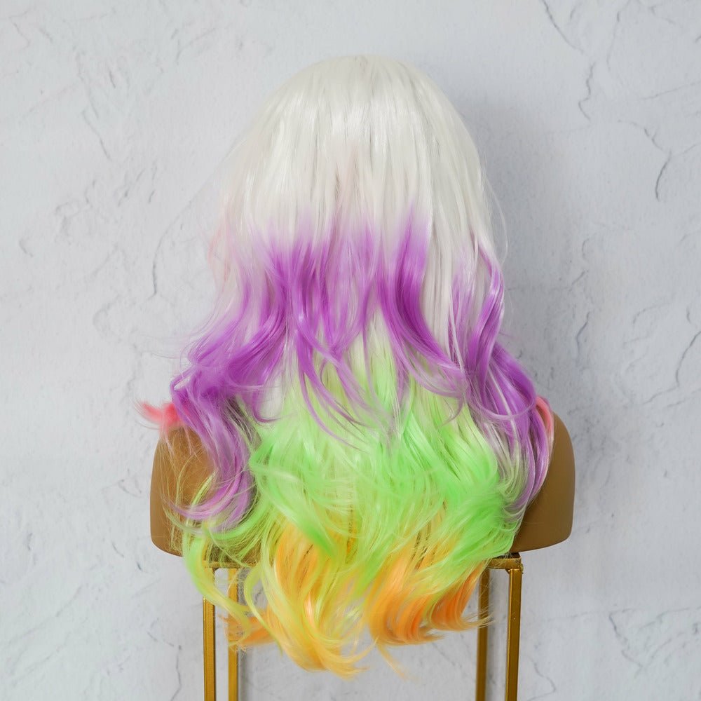 JAMIE Ombre Glow In The Dark Lace Front Wig Milk Honey