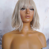 JANET Blonde Bob Fringe Wig
