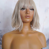 JANET Blonde Bob Fringe Wig - Milk & Honey Wigs
