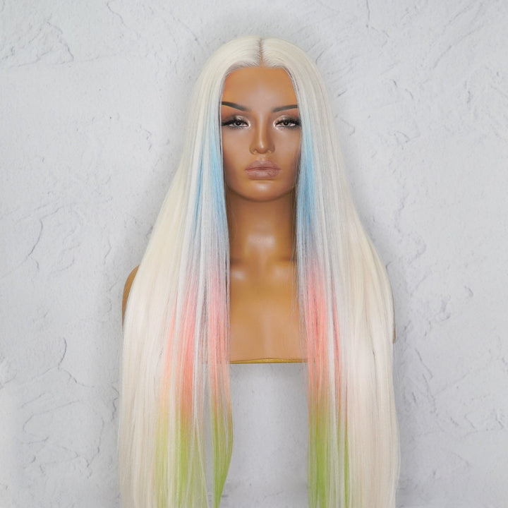 JAWBREAKER White 28" Lace Front Wig - Milk & Honey