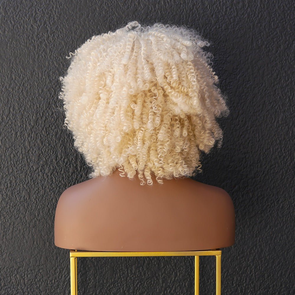 JAYDA Blonde Afro Curl Wig - Milk &amp; Honey Wigs