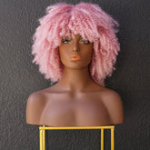 JAYDA Pink Afro Curl Wig - Milk & Honey Wigs