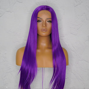 JENNER Purple 24" Lace Front Wig - Milk & Honey
