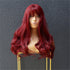 JESSICA Burgundy Fringe Wig - Milk & Honey Wigs
