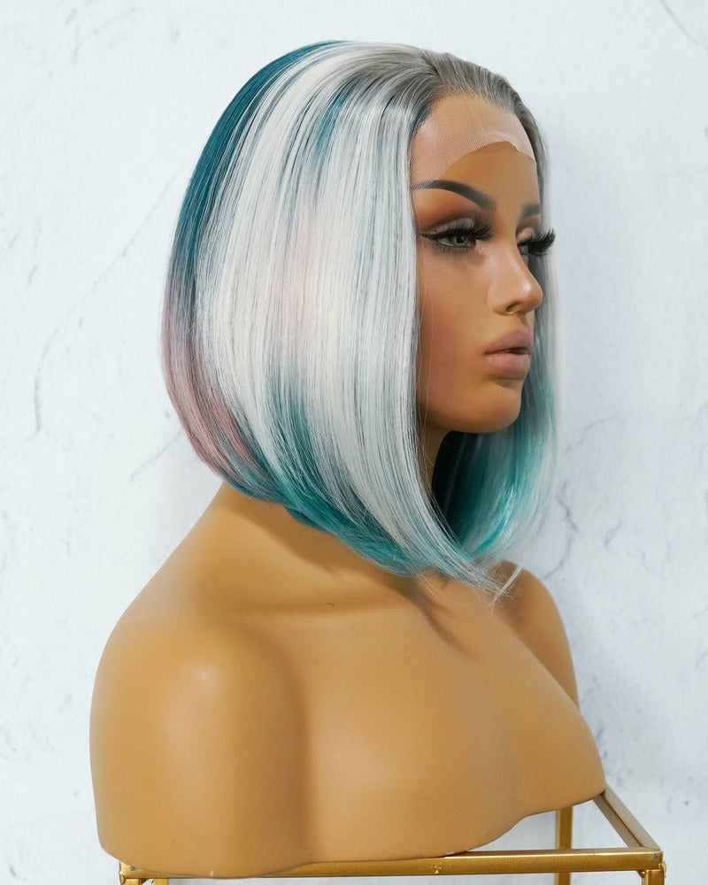 JOELLE Ombre Blue Lace Front Wig