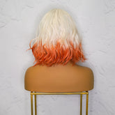 JORDAN Ombre Orange Bob Fringe Wig - Milk & Honey Wigs