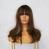 JUNE Brown 18" Fringe Wig - Milk & Honey Wigs