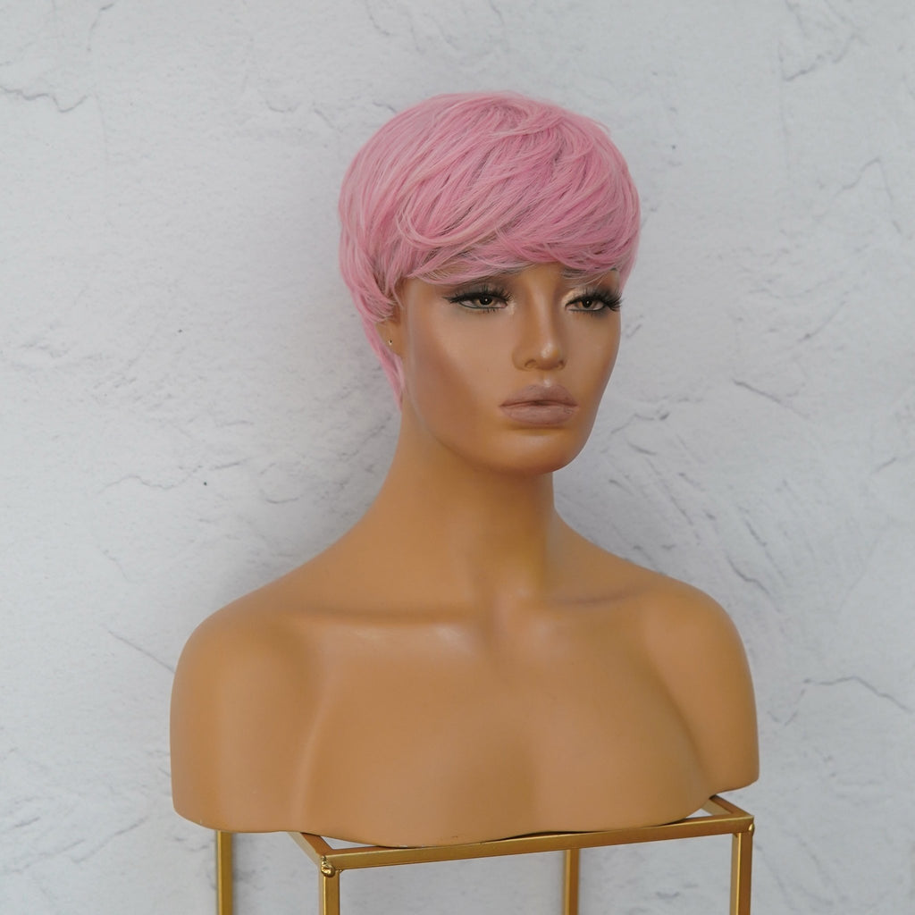 KADEN Pink Fringe Wig - Milk & Honey