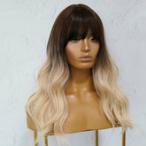 KARLEE Brown Ombre Fringe Wig - Milk & Honey Wigs