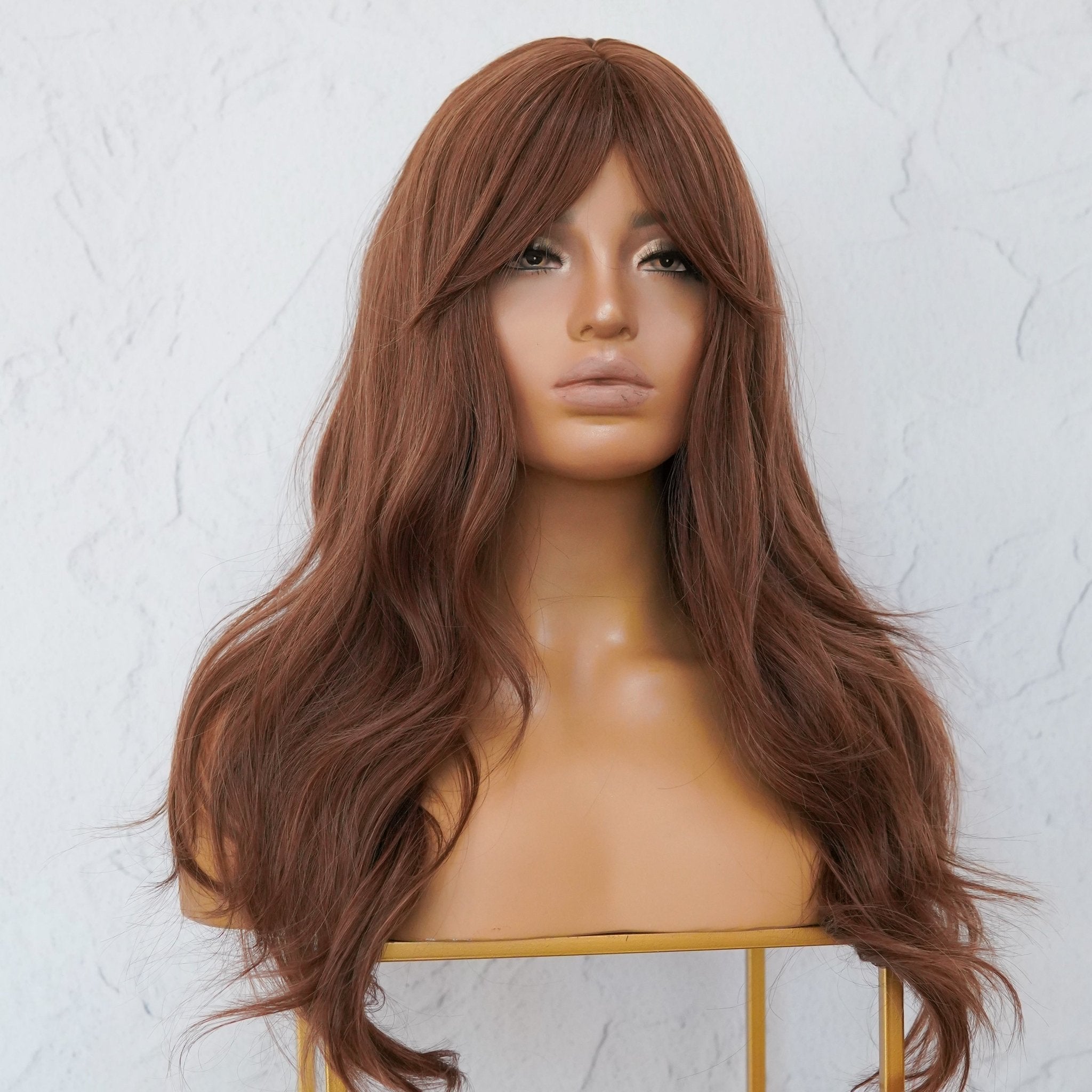 KATIA Medium Brown Fringe Wig - Milk &amp; Honey Wigs