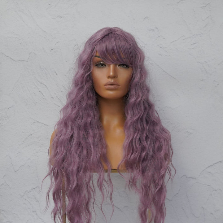 KAYLA Purple Fringe Wig - Milk & Honey