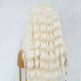 KAYLA White Blonde Fringe Wig - Milk & Honey