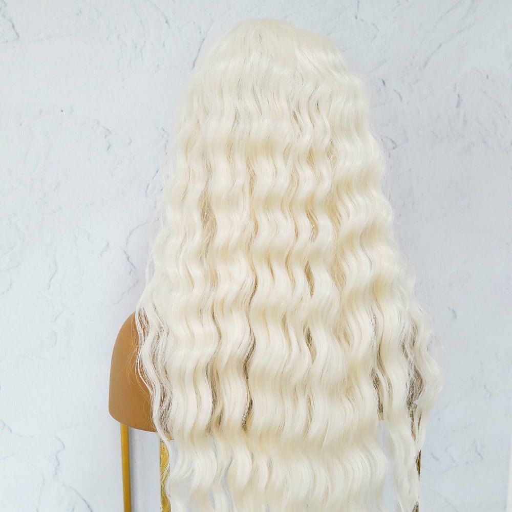 KAYLA White Blonde Fringe Wig - Milk & Honey