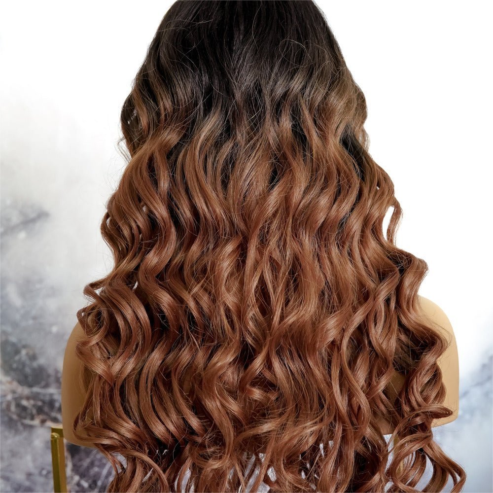 KEHLANI Ombre 30&quot; Lace Front Wig - Milk &amp; Honey Wigs