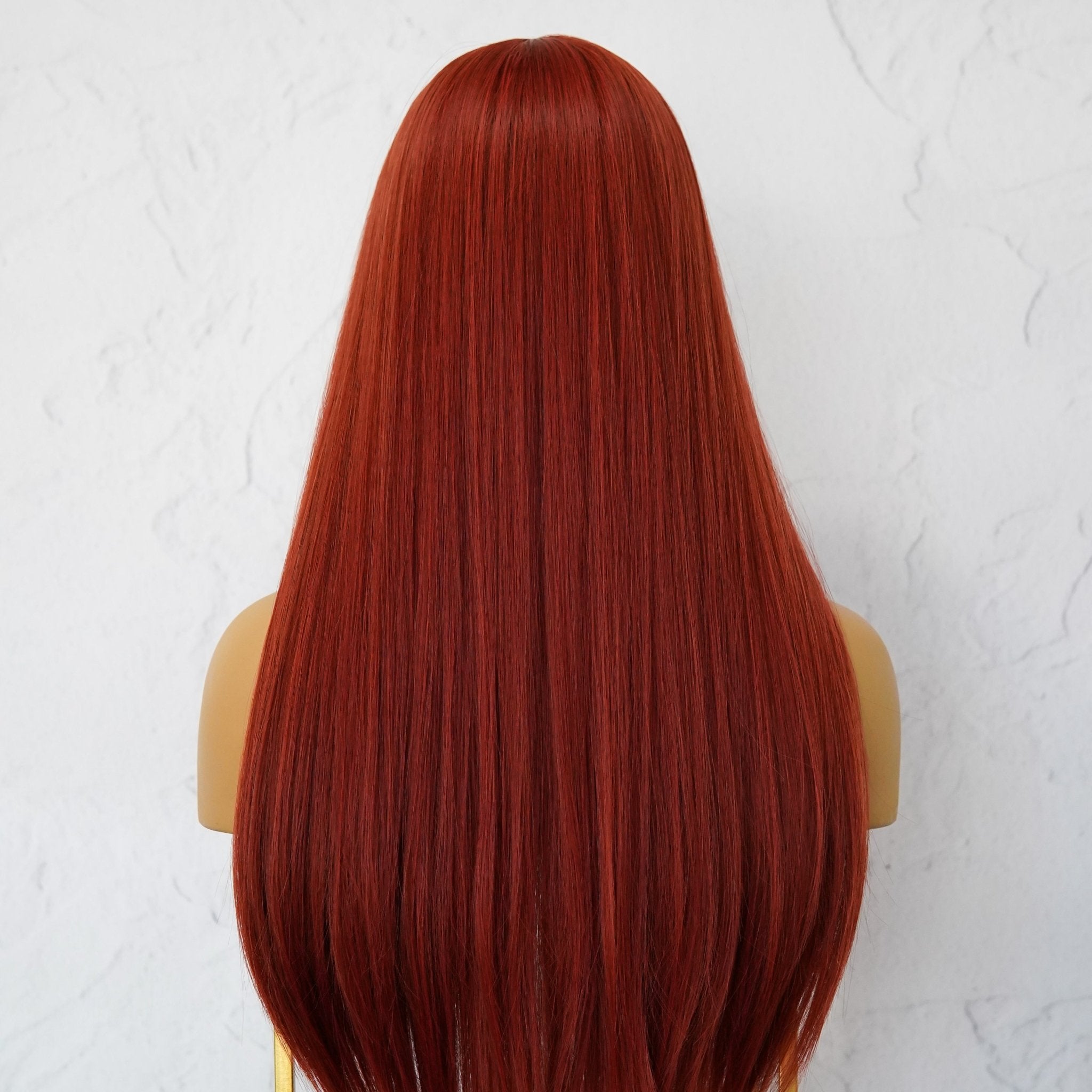 KERRY Red Fringe Wig - Milk &amp; Honey Wigs