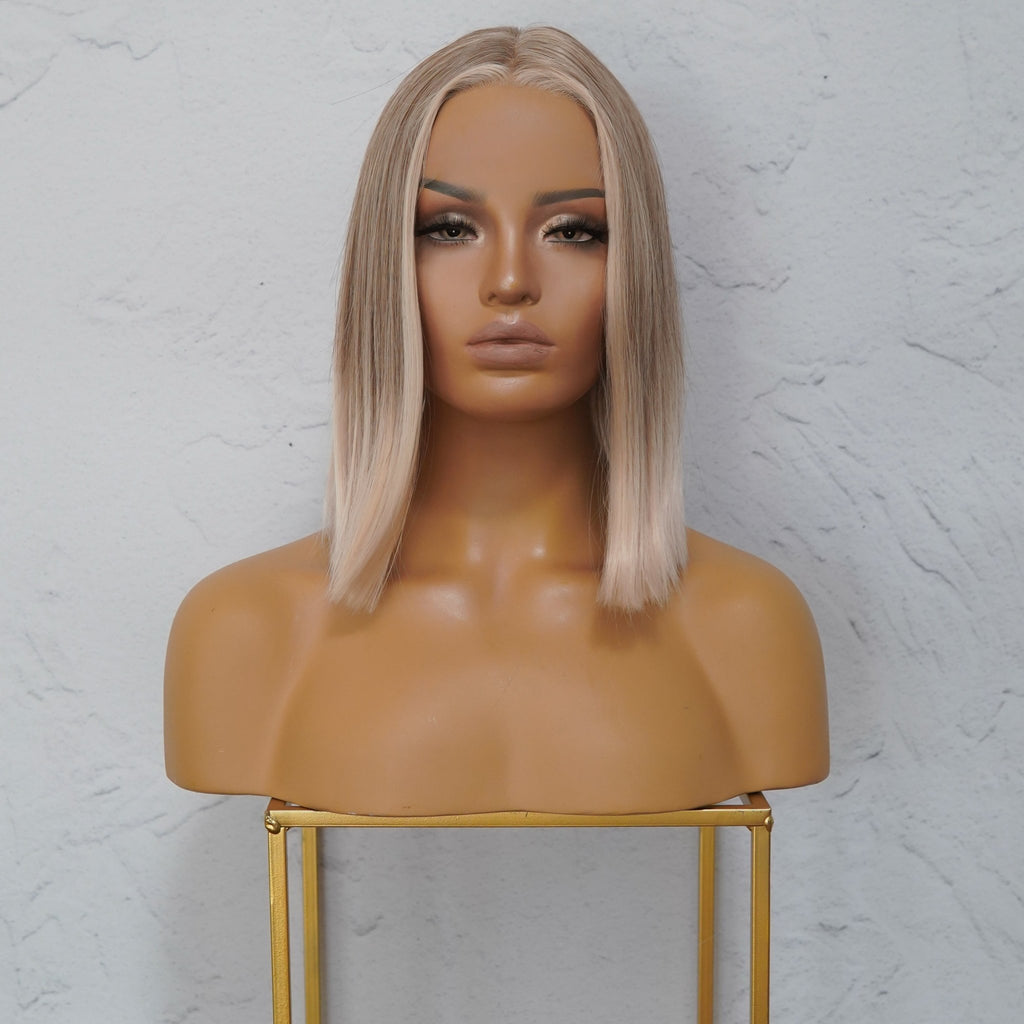 KIT Ombre Ash Blonde Lace Front Wig - Milk & Honey