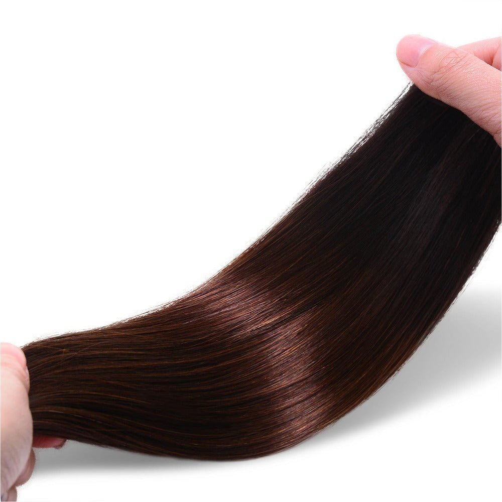 KOKO OMBRE (1B / 4) Human Hair Clip In - Milk &amp; Honey Wigs