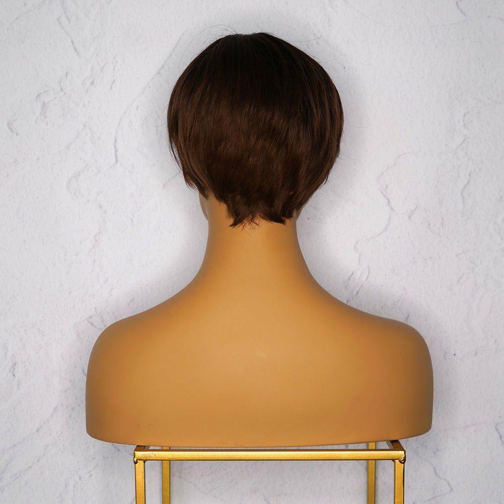 KRIS Dark Brown Fringe Wig - Milk &amp; Honey Wigs