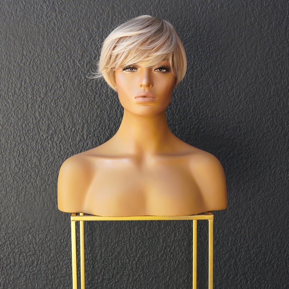 KRIS Ombre Blonde Fringe Wig - Milk &amp; Honey Wigs