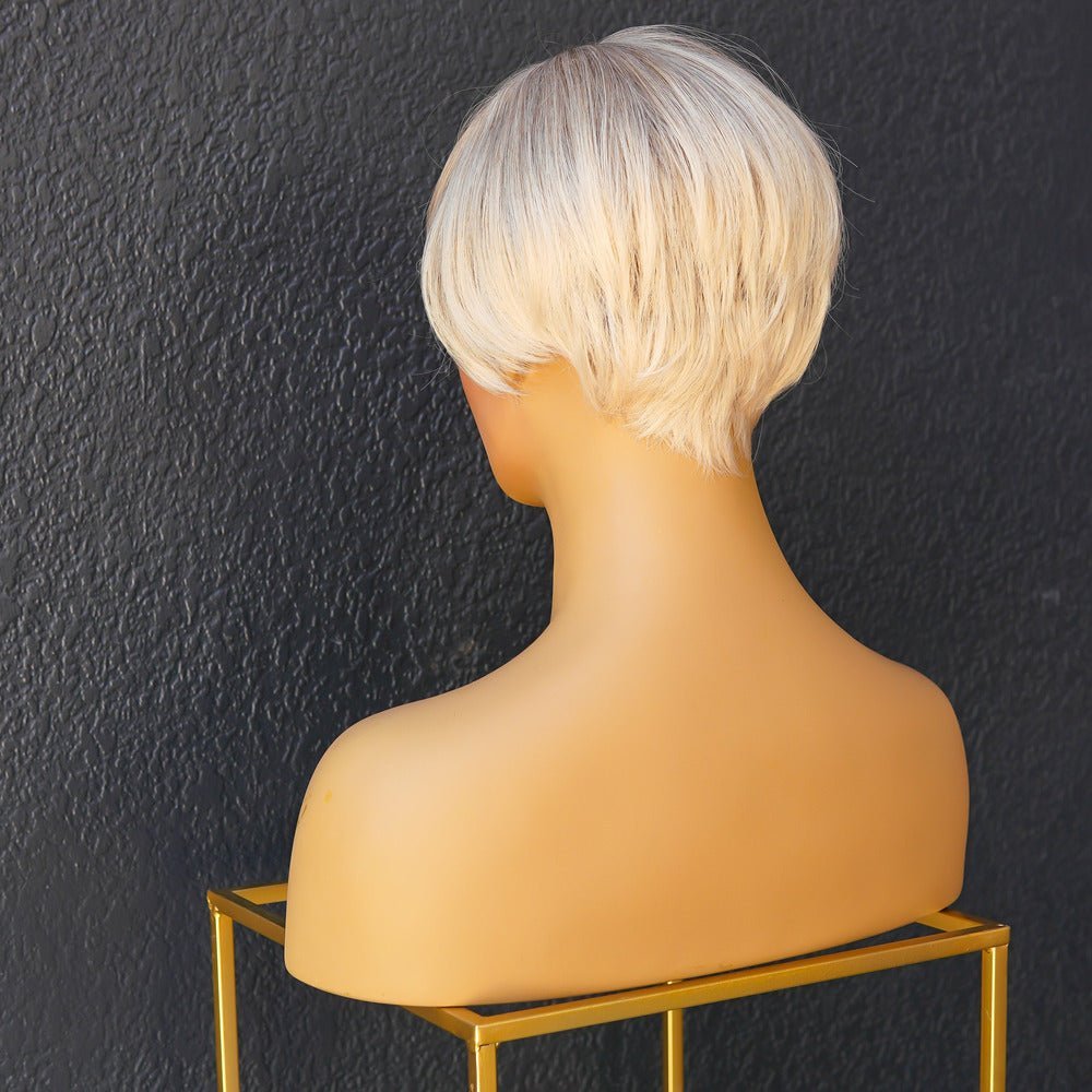 KRIS Ombre Blonde Fringe Wig - Milk &amp; Honey Wigs