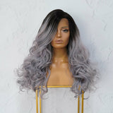 KYLE Grey Ombre Lace Front Wig - Milk & Honey