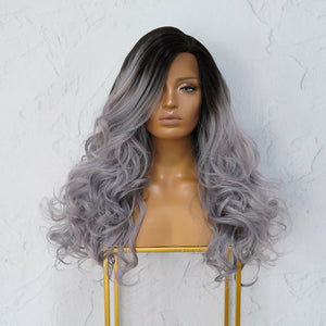 KYLE Grey Ombre Lace Front Wig - Milk & Honey