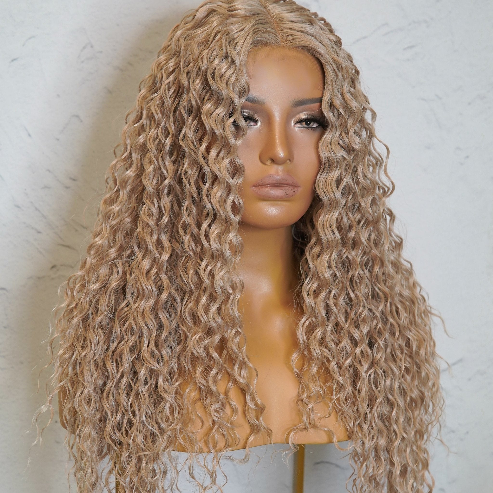 LALA Blonde Lace Front Wig Milk Honey