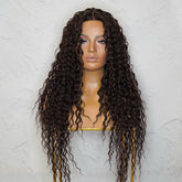 LALA Darkest Brown Lace Front Wig - Milk & Honey Wigs