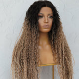 LALA Ombre Brown Lace Front Wig - Milk & Honey