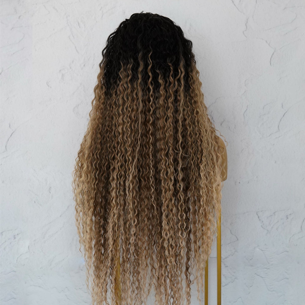 LALA Ombre Brown Lace Front Wig - Milk & Honey