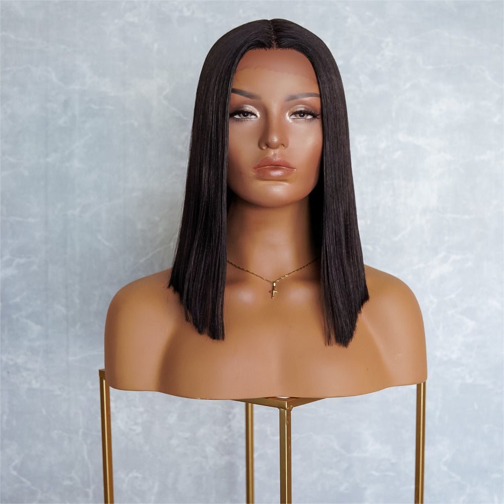 LAURA Black Lace Front Wig - Milk &amp; Honey Wigs