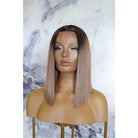 LAURA Ombre Brown Lace Front Wig - Milk & Honey