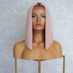 LAURA Pink Ombre Lace Front Wig - Milk & Honey