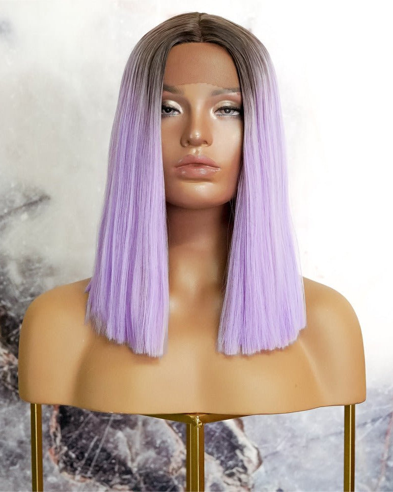 LAURA Purple Ombre Lace Front Wig - Milk & Honey