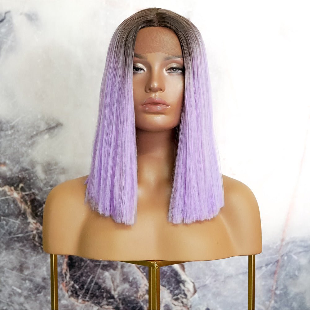 LAURA Purple Ombre Lace Front Wig - Milk & Honey