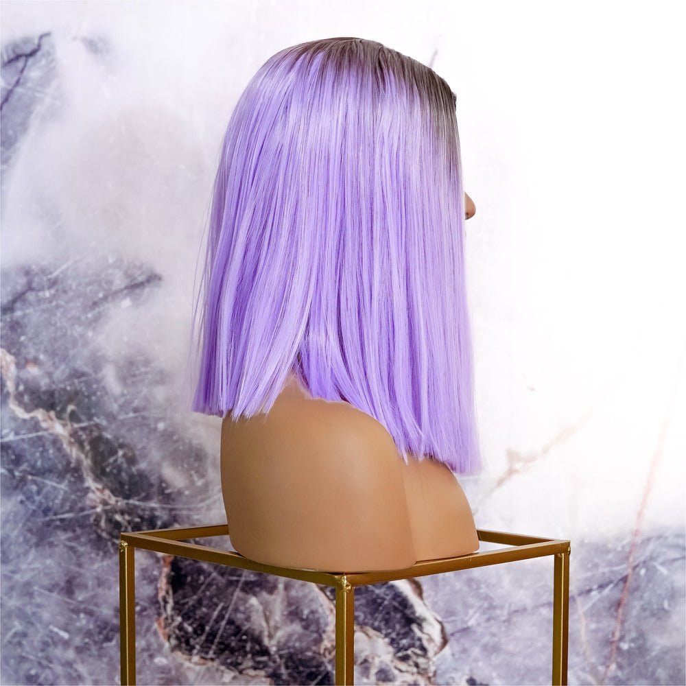 LAURA Purple Ombre Lace Front Wig - Milk & Honey