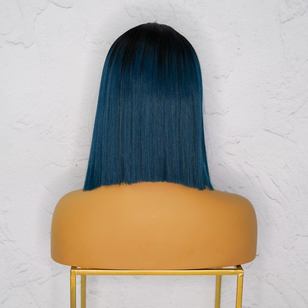 LAURA Teal Ombre Lace Front Wig - Milk & Honey