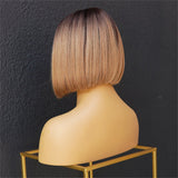LEAH Ombre Lace Front Wig - Milk & Honey