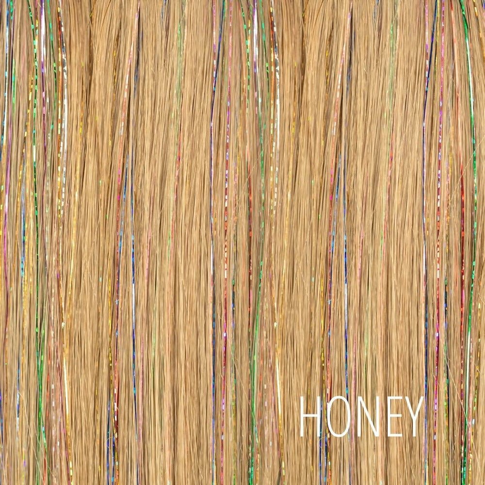 LEAHA Synthetic Glitter 22” Straight Ponytail - Milk & Honey