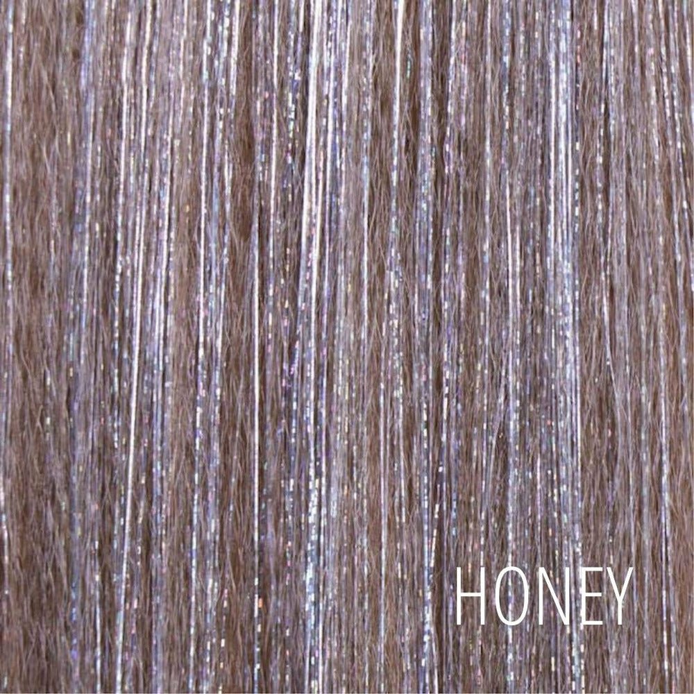 LEAHA Synthetic Glitter 22” Straight Ponytail - Milk & Honey