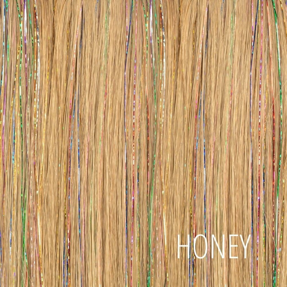 LEAHA synthetic glitter straight ponytail, 22 inch | Milk &amp; Honey Wigs