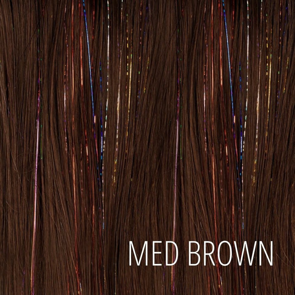 LEAHA synthetic glitter straight ponytail, 22 inch | Milk &amp; Honey Wigs